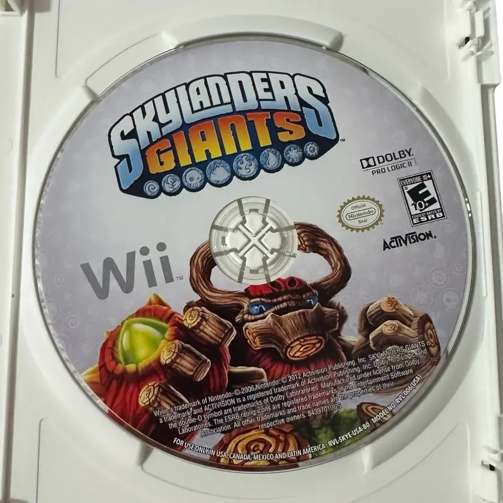 Skylanders: Giants (Nintendo Wii U, 2012) Untested